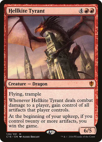 Hellkite Tyrant, Magic: The Gathering card