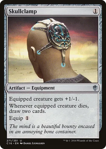 Skullclamp, carta de Magic: The Gathering