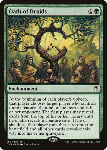Oath of Druids, Magic: The Gathering card