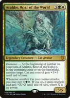 Arahbo, Roar of the World, Magic: The Gathering card