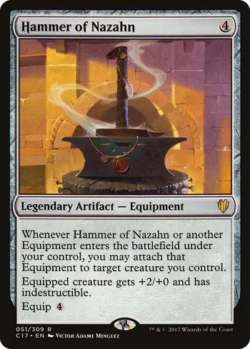 Hammer of Nazahn, Magic: The Gathering card