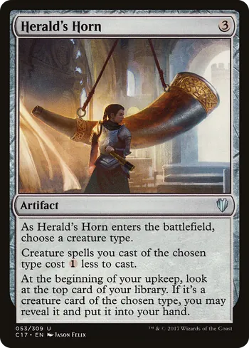 Herald's Horn, Magic: The Gathering card