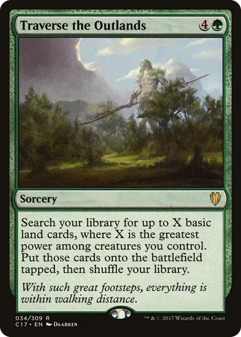 Traverse the Outlands, Magic: The Gathering card