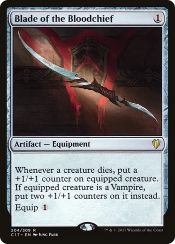 Blade of the Bloodchief, Magic: The Gathering card