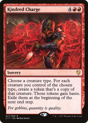 Kindred Charge, Magic: The Gathering card