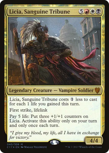 Licia, Sanguine Tribune, Magic: The Gathering card