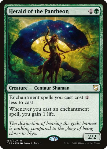 Herald of the Pantheon, Magic: The Gathering card