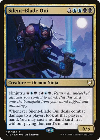 Silent-Blade Oni, Magic: The Gathering card