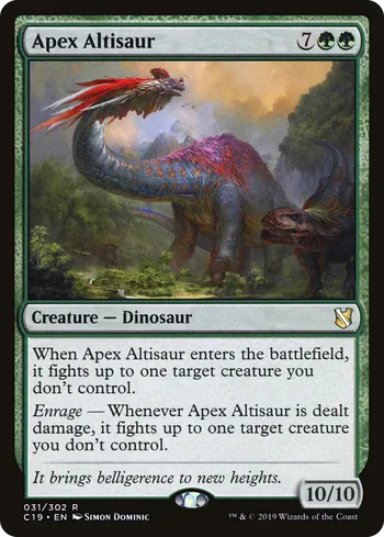 Apex Altisaur, Magic: The Gathering card