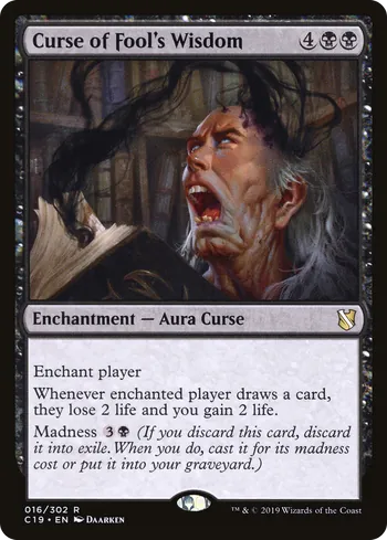 Curse of Fool's Wisdom, carta de Magic: The Gathering