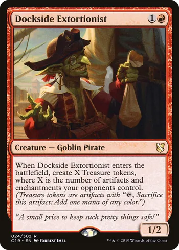 Dockside Extortionist, Magic: The Gathering Karte