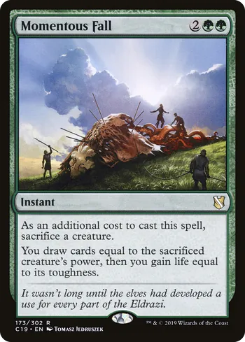 Momentous Fall, Magic: The Gathering card