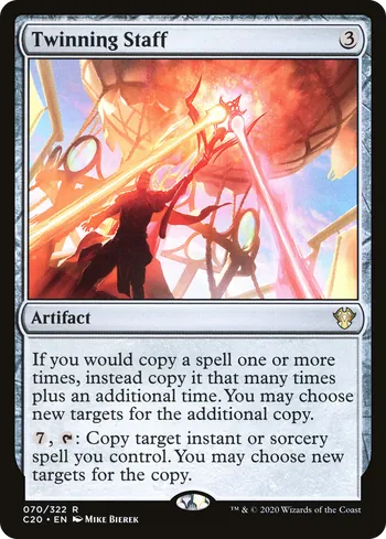 Twinning Staff, Magic: The Gathering card