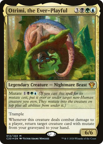 Otrimi, the Ever-Playful, Magic: The Gathering card