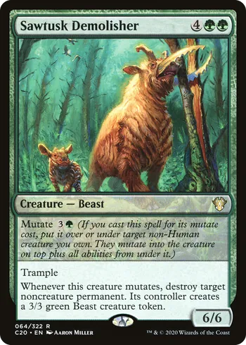 Sawtusk Demolisher, Magic: The Gathering card