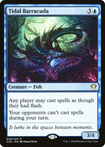 Tidal Barracuda, Magic: The Gathering card