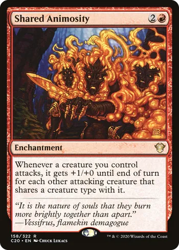 Shared Animosity, Magic: The Gathering card