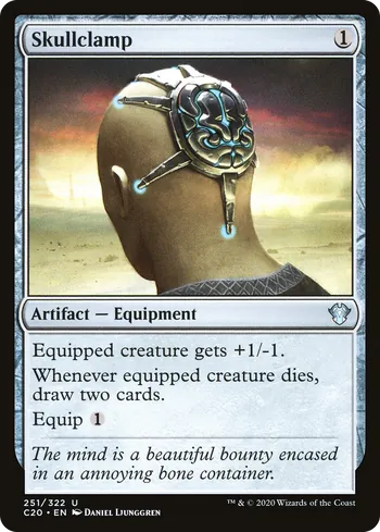 Skullclamp, Magic: The Gathering card