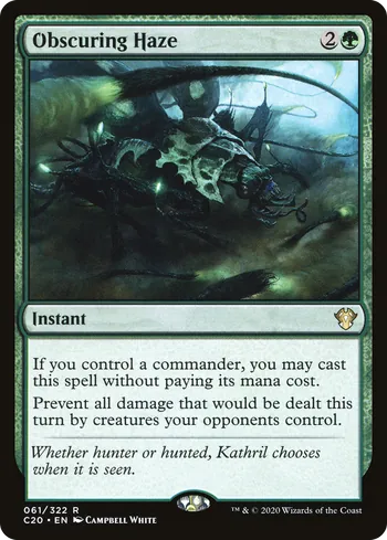 Obscuring Haze, Magic: The Gathering card
