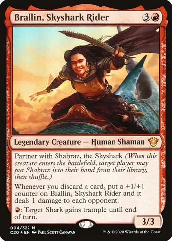 Brallin, Skyshark Rider, Magic: The Gathering card