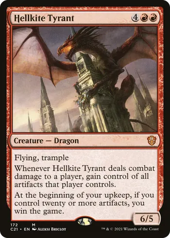 Hellkite Tyrant, Magic: The Gathering card