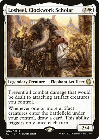 Losheel, Clockwork Scholar, Magic: The Gathering card