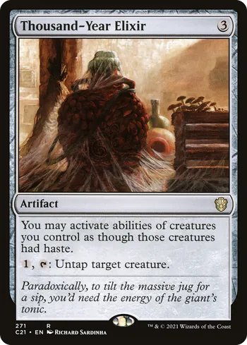 Thousand-Year Elixir, Magic: The Gathering card