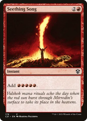 Seething Song, Magic: The Gathering card