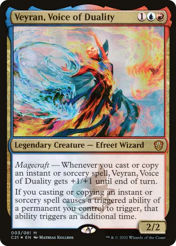 Veyran, Voice of Duality, Magic: The Gathering card