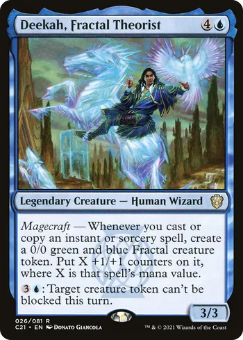 Deekah, Fractal Theorist, Magic: The Gathering card