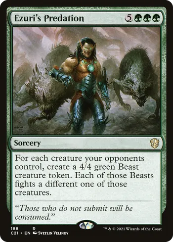 Ezuri's Predation, Magic: The Gathering card