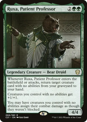 Ruxa, Patient Professor, Magic: The Gathering card