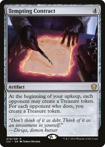 Tempting Contract, Magic: The Gathering card