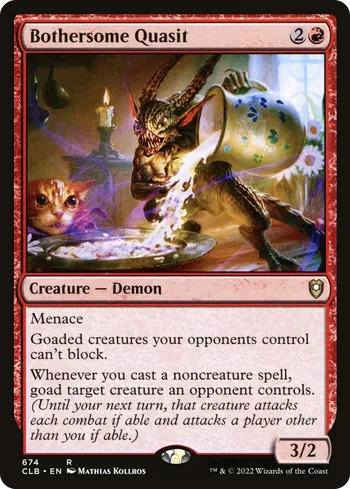 Bothersome Quasit, Magic: The Gathering card