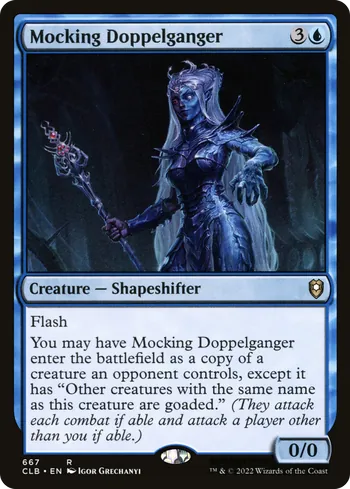Mocking Doppelganger, Magic: The Gathering card