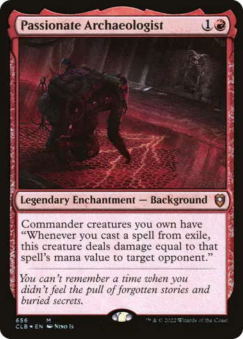 Passionate Archaeologist, Magic: The Gathering card