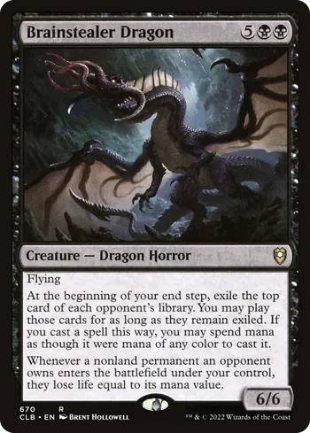 Brainstealer Dragon, Magic: The Gathering card