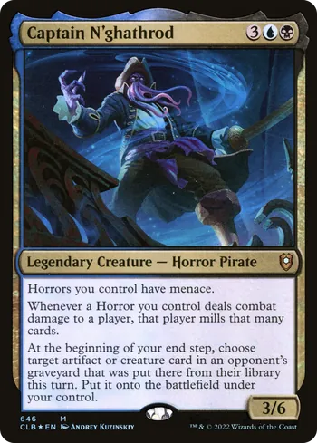 Captain N'ghathrod, Magic: The Gathering card