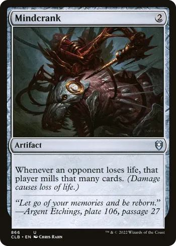 Mindcrank, Magic: The Gathering card