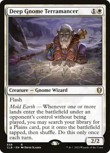 Deep Gnome Terramancer, Magic: The Gathering card