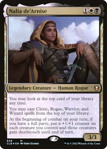 Nalia de'Arnise, Magic: The Gathering card