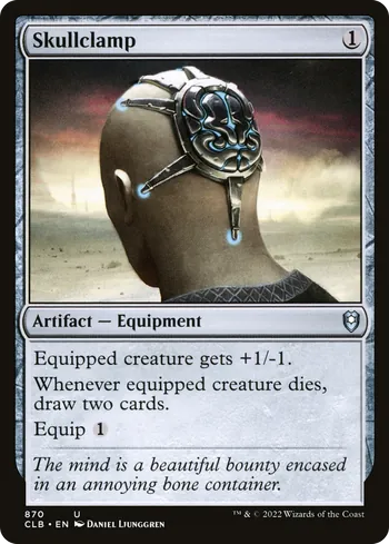 Skullclamp, Magic: The Gathering card