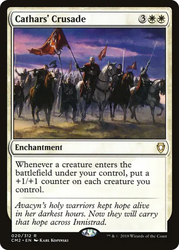 Cathars' Crusade, Magic: The Gathering Karte