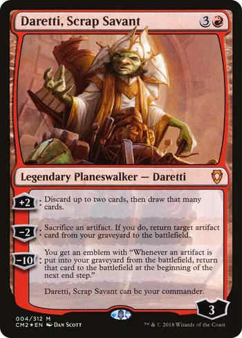 Daretti, Scrap Savant, Magic: The Gathering card