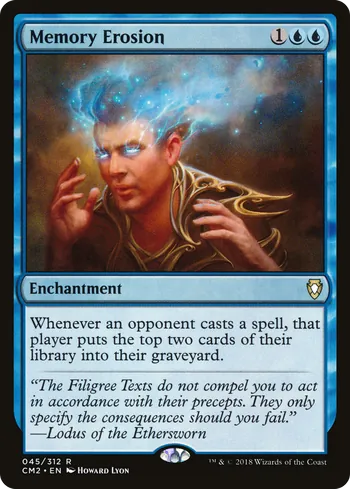 Memory Erosion, Magic: The Gathering card
