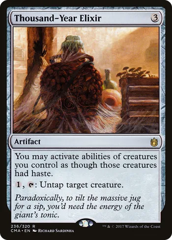 Thousand-Year Elixir, Magic: The Gathering card