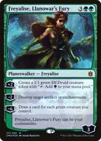 Freyalise, Llanowar's Fury, Magic: The Gathering card