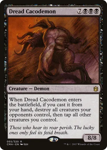 Dread Cacodemon, Magic: The Gathering card