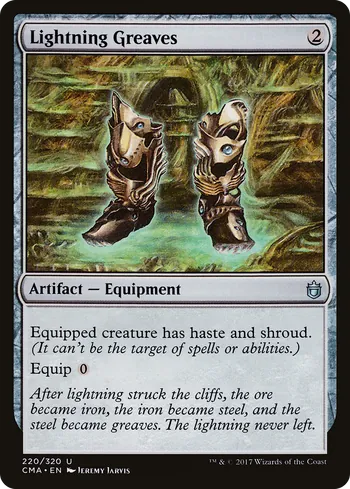 Lightning Greaves, Magic: The Gathering Karte