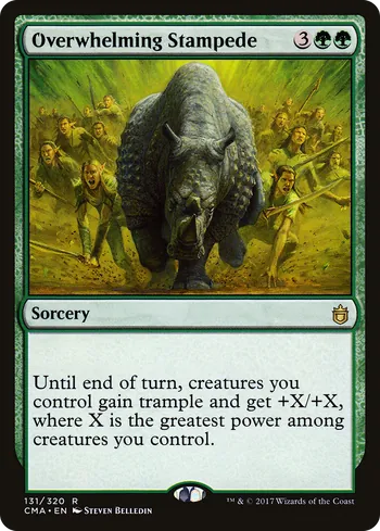Overwhelming Stampede, Magic: The Gathering Karte
